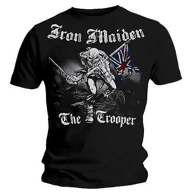 Buy Official T Shirt IRON MAIDEN Watermark SKETCHED TROOPER Vintage Eddie All Sizes • 14.75£