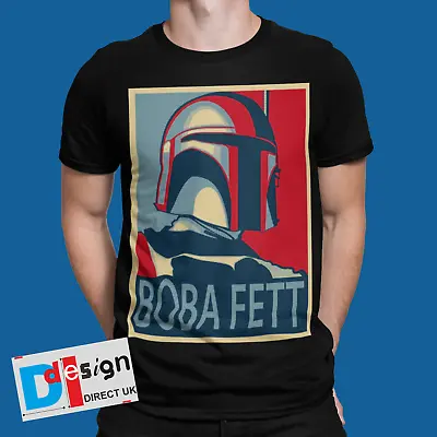 Buy Boba Fett T-Shirt Star Wars Bounty Hunter Movie Gift Retro Tee Poster Hope • 9.99£