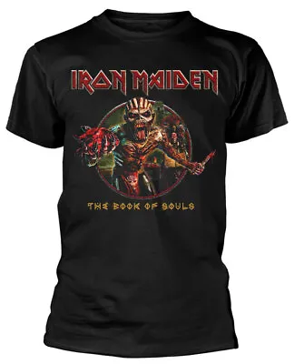 Buy Iron Maiden Book Of Souls Eddie Circle Black T-Shirt OFFICIAL • 16.59£
