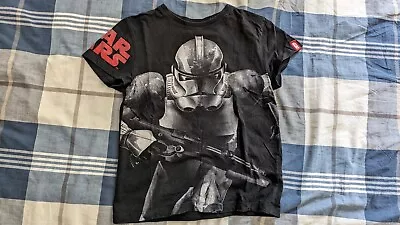Buy Star Wars T-shirt Age 8-9 Years - Black Stormtrooper • 6.99£