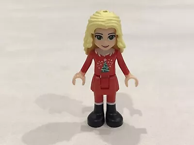 Buy LEGO Friends Minifigure Frnd029 Christina From Set 3316 Christmas Tree Jumper • 3.40£