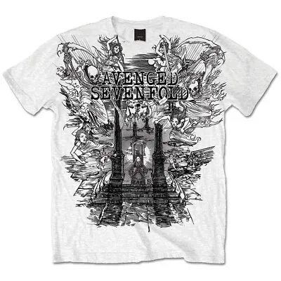 Buy Avenged Sevenfold A7X Land Of Cain Official Tee T-Shirt Mens Unisex • 15.99£