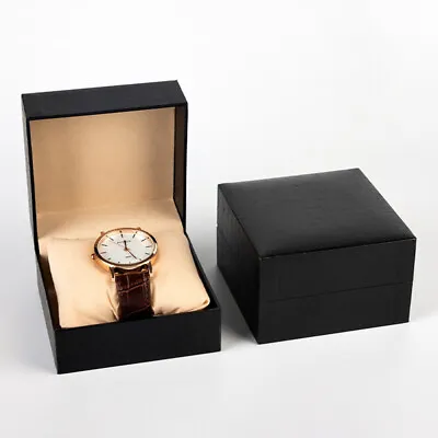 Buy Luxury Watch Gift Box With Pillow Men Wristwatch Bracelet Display Case Organizer • 6.45£