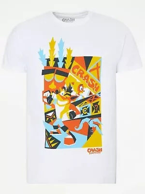Buy New Official Crash Bandicoot Its About Time Ctr Mens T-shirt - Size 3xl Xxxl • 14.95£