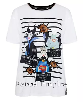 Buy BAD GIRLS Ursula VILLAINS PYJAMA T-Shirt OFFICIAL Disney PJ Cartoon Size 6-8 • 10.99£