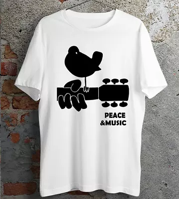 Buy Woodstock Music Festival Peace Festival 1969 T Shirt Top Unisex T Shirt • 6.69£