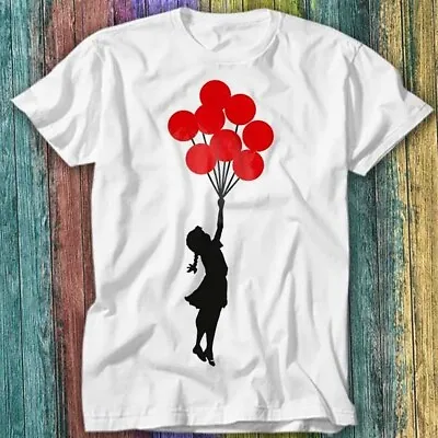 Buy Banksy Balloon Girl T Shirt Top Tee 483 • 6.70£