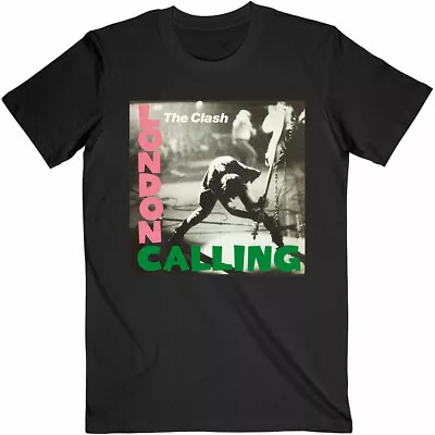 Buy Official The Clash T Shirt London Calling Mens Black Punk Rock Metal Classic Tee • 16.28£