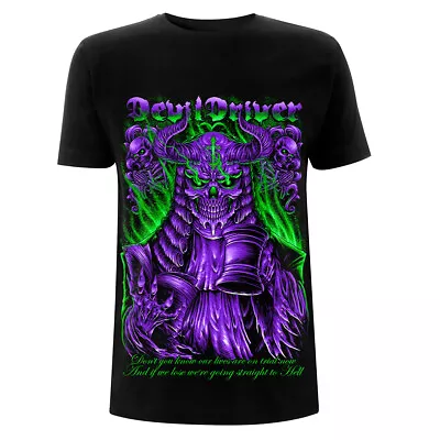 Buy Devildriver Neon Judge Black Official Tee T-Shirt Mens • 16.36£