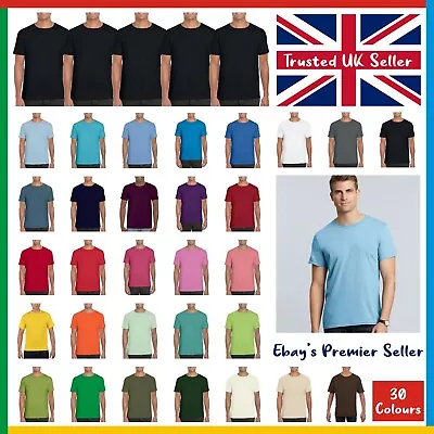 Buy 5 PACK * Gildan Softstyle T-Shirt * Mens Plain Tee * Standard Blank GD01 * Shirt • 21.99£