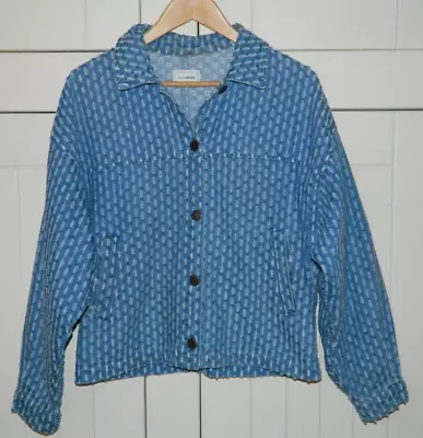 Buy Pimkie Blue Mix Soft Denim Jacket With Batwing Sleeves Size M • 14.99£