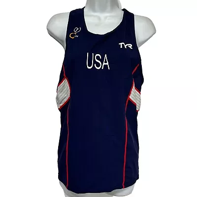 Buy Tyr USA Tank Top Triathlon Team Size L • 24.08£
