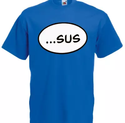 Buy SUS T Shirt Men's Child Blue White Grey Imposter Top  3 Years To 2xl Loose  • 8.99£