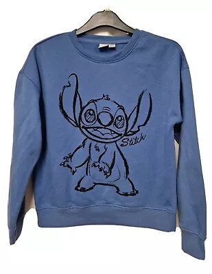 Buy Primark Disney Blue Lilo & Stitch Stitch Fleece Lined Jumper Sweatshirt 6 8 • 7£
