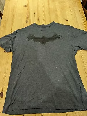 Buy Batman Mens T-shirt Bat Symbol Logo Grey  DC Comics Official • 6.50£