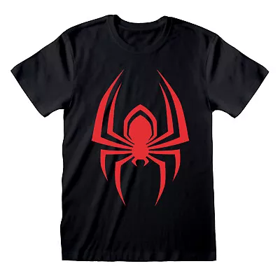 Buy Official Spider-Man Miles Morales - Hanging Spider T-shirt • 14.99£