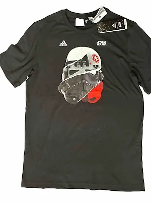 Buy Adidas Star Wars Storm Trooper T-shirt Age 15-16 BNWT • 19.99£