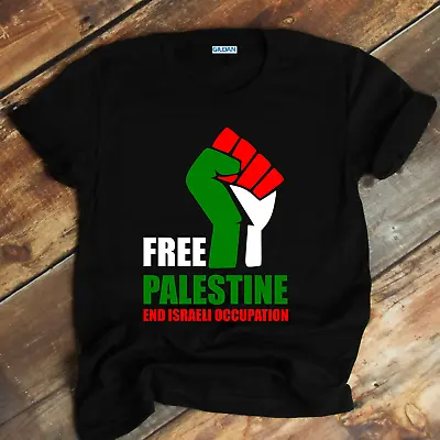 Buy Free Palestine T-Shirt Gaza Freedom End Israeli Occupation Unisex Top • 7.99£