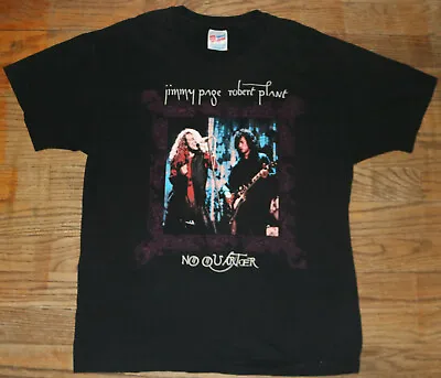 Buy Jimmy Page  Robert Plant  NO QUARTER 1995 Worl Tour T-shirt  XL • 91.02£
