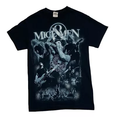 Buy OF MICE & MEN European Tour 2014 Metalcore Heavy Metal Band T-Shirt Small Black • 16£