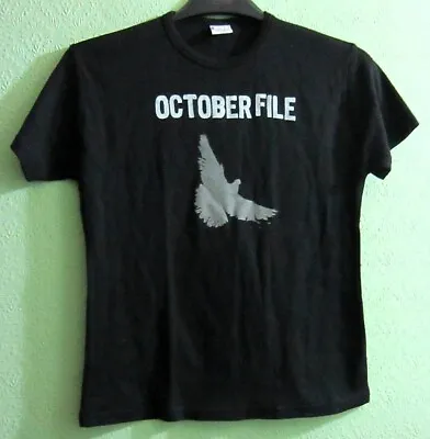 Buy October File 'Dove' Black T-Shirt Size Skinny L/XL Metal/Post Punk/Industrial • 2.50£