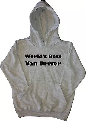 Buy World's Best Van Driver Kids Hoodie Sweatshirt • 16.99£