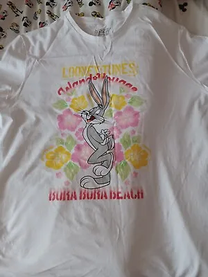 Buy George Size 2XL Looney Tunes White T-shirt Bugs Bunny • 5£