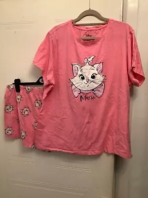 Buy Pink Marie  Shorts And Tshirt Pjs Size Xl • 3.33£