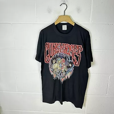 Buy Vintage Guns N Roses Shirt Mens Large Black 1992 Brockum Use Your Illusion 90s • 103.95£