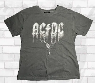 Buy AC/DC Rock N Roll Band Merch Men’s Vintage Short Sleeve T-shirt Medium Black • 15.47£