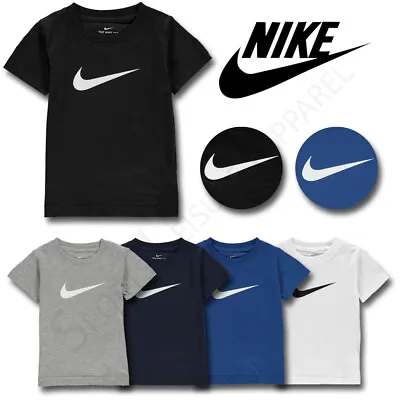 Buy Nike Infants T Shirts Boys Tops Short Sleeve Kids Junior Tee Age 2 3 4 5 6 7 Yrs • 12.98£