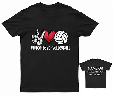 Buy Peace Love Volleyball T-shirt • 13.95£