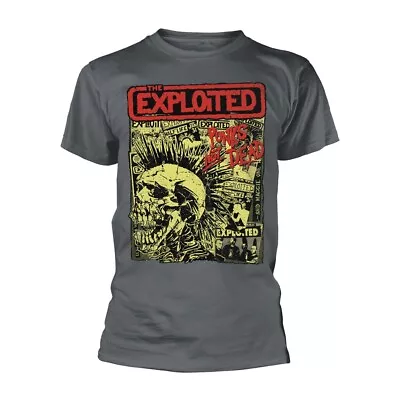 Buy The Exploited - Punks Not Dead (Album) (Grey) (NEW MENS T-SHIRT) • 17.20£