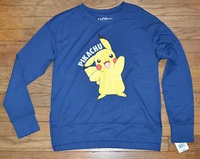 Buy Pokemon Go PIKACHU Long Sleeve Juniors Tee T-Shirt Official License Nintendo Top • 15.15£