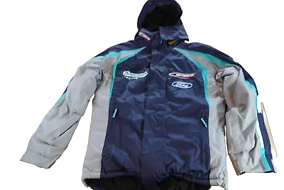 Buy Dread Wrigley's Airwaves Motorsport Racing Ford Hooded Jacket Size Small • 39.99£