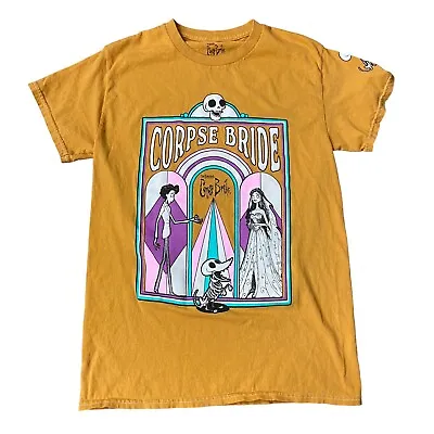 Buy Tim Burton Corpse Bride T Shirt Women Small Fit XS Halloween Wedding Graphic Tee • 18.99£