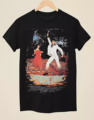 Buy Saturday Night Fever - Movie Poster Inspired Unisex Black T-Shirt • 14.99£