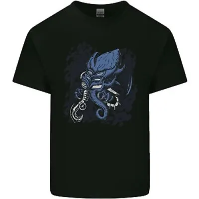 Buy Cyberpunk Cthulhu Kraken Octopus Mens Cotton T-Shirt Tee Top • 11.99£