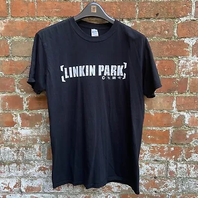 Buy Linkin Park Band T Shirt Men’s Large Bracket Logo Nu Metal Rock Band Black • 12.99£