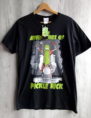 Buy Rick And Morty T Shirt Pickle Rick Size Medium Graphic Print Cotton New Tags • 12.99£