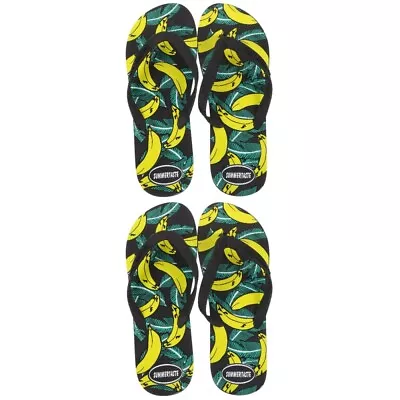 Buy  2 Pairs Summer Slipper For Men Cool Summer Sandals Home Slippers Beach Sandals • 17.18£