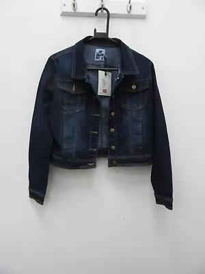 Buy The Rockn Rev Shauna/Ind Indigo Denim Jacket UK Womens Size 12 BNWT • 9.99£