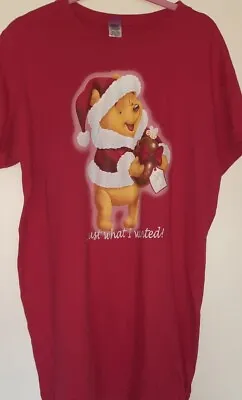 Buy Winnie The Pooh Disney Christmas T-shirt • 14.99£