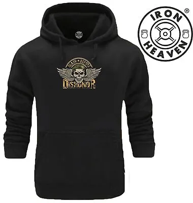 Buy Death Before Dishonor Hoodie Gym Clothing Bodybuilding Training Workout MMA Top • 19.99£