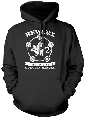 Buy Beware The Smiling Dungeon Master Unisex Hoodie D And D Dragons Gamer • 24.99£