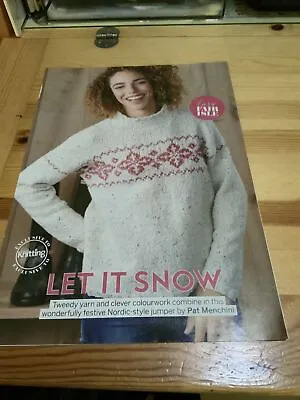 Buy Woman Let It Snow Nordic Easy Fair Isle Sweater Jumper Knitting Pattern • 2.49£