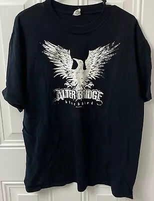 Buy Alter Bridge Blackbird Tour 2007 Rock  Band Concert T Shirt Large Size XL • 14.21£