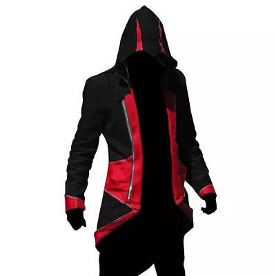 Buy Men's Hoodie Jacket Loose Fit Coat Cloak  Cosplay Costume For Assassins Creed • 28.40£