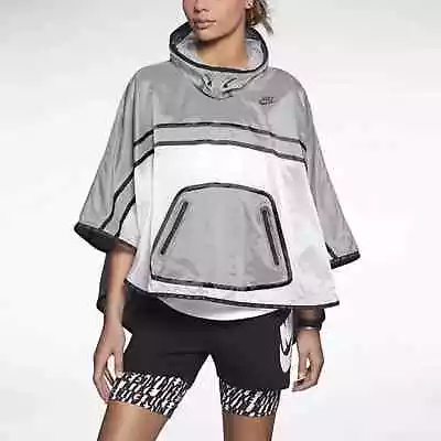 Buy Nike 588172 Women's Tech Poncho Jacket Hoody Lightweight Windbreaker Size Xs • 19.99£