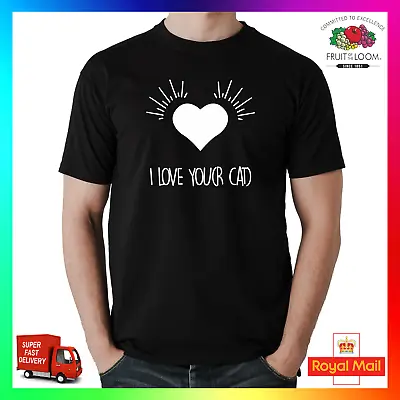 Buy I Love Your Cat T-Shirt Tee TShirt Funny Cheeky Valentine Day Kitten Cute You • 14.99£